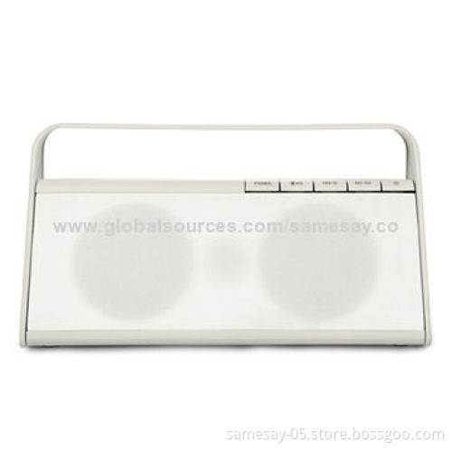 Portable Bluetooth Speaker with FM Radio, Hands-free, BT V3.0 + EDR